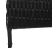 Divisor de ambientes  de 4 paneles plegable negro 195x180 cm de poli ratán