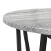 Mesa auxiliar  de 2 piezas en gris Sonoma, hecha de madera y metal
