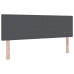 Cama con Somier de  con Colchón Gris Oscuro 160x200 cm Tela de Corduroy