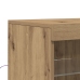 Sideboard con Luces LED de  de Roble Artesano 60,5x37x100 cm