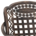 Conjunto de Bistro de Jardín de 3 Piezas  de Aluminio Fundido Bronce