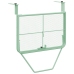Mesa Colgante Plegable de Balcón - Verde Menta, 60x40 cm, Acero