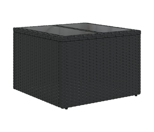 Set de Sofá de Jardín  Conjunto de 9 Negro