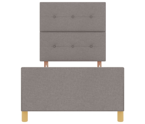 Marco de Cama  Taupe 80x200 cm Tela