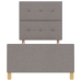 Marco de Cama  Taupe 80x200 cm Tela