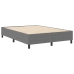 Cama Box Spring  Gris Claro 140x200 cm Tela de Corduroy