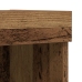 Mueble de TV de pared con luces LED Madera vieja 60x30x40 cm