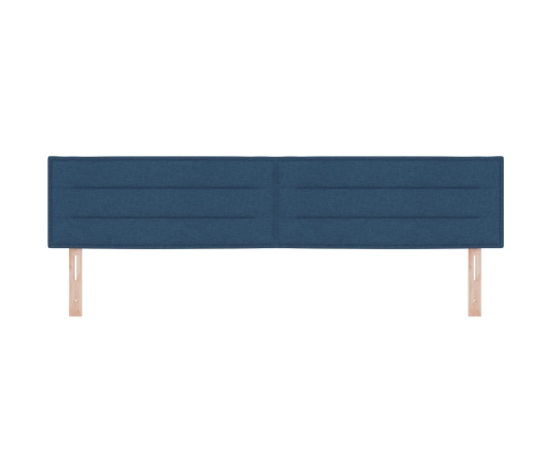 Cabecera de diseño Lines de  Azul 200 cm Tela