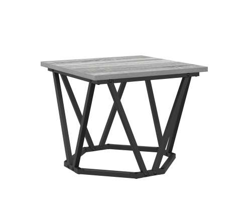 Mesas Laterales  3 pcs Gris Sonoma Madera Elaborada