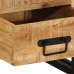 Cabinete de Noche  40x40x59 cm Madera Maciza Rugosa de Mango