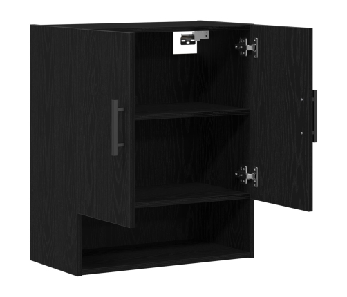 Gabinete de Pared  de Roble Negro 60x31x70 cm en Madera Ingenierizada
