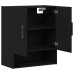 Gabinete de Pared  de Roble Negro 60x31x70 cm en Madera Ingenierizada