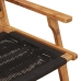 Banco de Jardín  Negro 76x122x73 cm Madera Sólida de Acacia