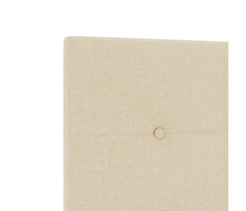Cabecero  Button Tufted Crema 180 cm Tela