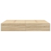 Estructura de cama  Roble de Sonoma Madera elaborada Doble