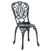 Set de Bistro de Jardín de 3 Piezas  Verde de Aluminio Fundido