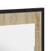 Espejo de baño  con estante de roble sonoma 50x12x60 cm de madera elaborada