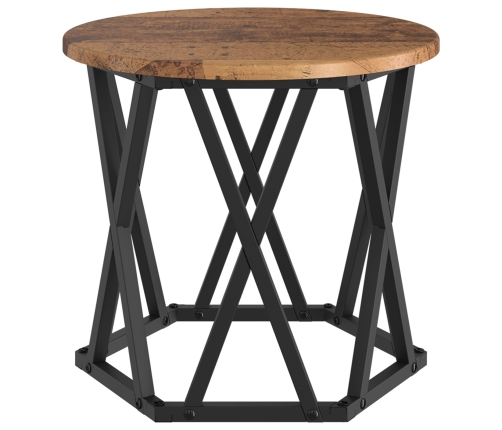 Mesas Laterales Anidadas  3 pcs Madera Vieja Madera de Ingeniería