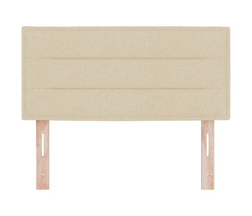 Cabecero  Diseño de Líneas Crema 100 cm Tela