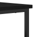 Aparador Negro de Roble 70x30x80 cm de Madera Ingenierizada