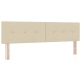 Cabecero  Button Tufted Crema 180 cm Tela
