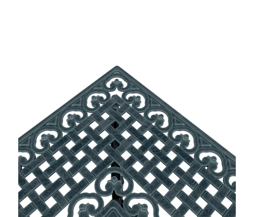 Set de Bistro de Jardín de 3 Piezas  Verde de Aluminio Fundido