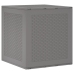 Caja de Almacenamiento Jardín Gris Claro 55x53x57 cm PP