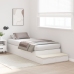 Marco de cama de almacenamiento  Blanco Madera 190 x 75 cm