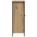 Aparador  de Roble Artesanal 70x30x80 cm de Madera Ingenierizada y Acero