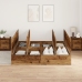 Estructura de Cama  Madera Vieja 200x200 cm