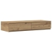 Cama Roble artesanal Madera 75 x 190 cm Cama con almacenamiento