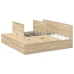 Estructura de Cama de Almacenamiento  Sonoma Oak 180x200 cm