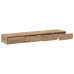 Mesa de Noche Roble Madera 150 x 36.5 x 16.5 cm Mesa de Noche