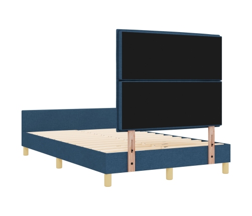 Cama  Azul 140x190 cm de Tela
