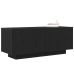 Armario de TV  Negro Roble 100x35x40 cm Madera Ingenierizada