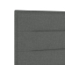 Estructura de Cama de Tela Gris Oscuro  200x200 cm
