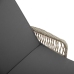 Tumbona Gris claro Ratán PE 157 x 55 x 92 cm Plegable Tumbona