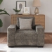 Sillón  Gris Oscuro de 59 cm en Piel Sintética