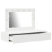 Mesa de Tocador Colgante  con Luces LED Blanca