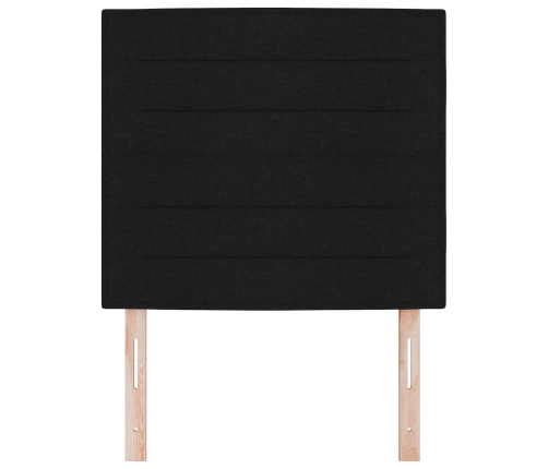 Cabecero  Negro Tela 90 cm Cabecero Rectangular Moderno