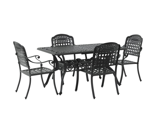Juego de 3 Negro Aluminio Fundido Mediana