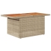 Conjunto Sofá Jardín  Set 8 Beige, Gris Rattan, Poliéster