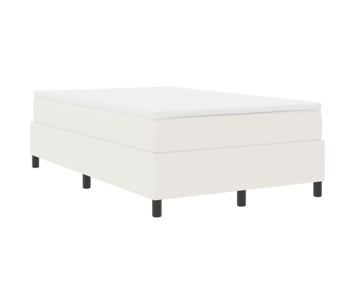 Cama con Base con Colchón Crema 120x200 cm Tela de Corduroy