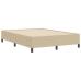 Estructura de Cama  Verde Claro Gris 140x190 cm Tela de Pana