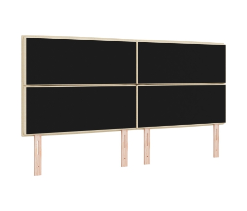 cabecero  Diseño Lineas Crema 200 cm Tela
