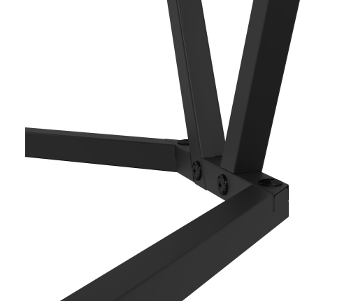 Mesas Laterales  3 pcs Madera de Roble Negra