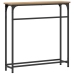 Mesa Consola  Artisan Roble 75x19,5x75 cm Madera Contrachapada y Acero