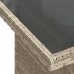 Conjunto de Sofás de Jardín de 8 Piezas con Cojines Rattan Gris Natural