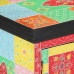 Mueble de TV Multicolor 100x35x50 cm Madera Sólida de Mango