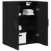 Gabinete Montado en la Pared  Negro Roble 69,5x34x90 cm Madera Ingeniería